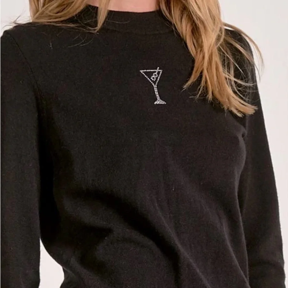 Elan Martini Sweater in Black or White, Sizes XS and S NWT - Picture 1 of 9